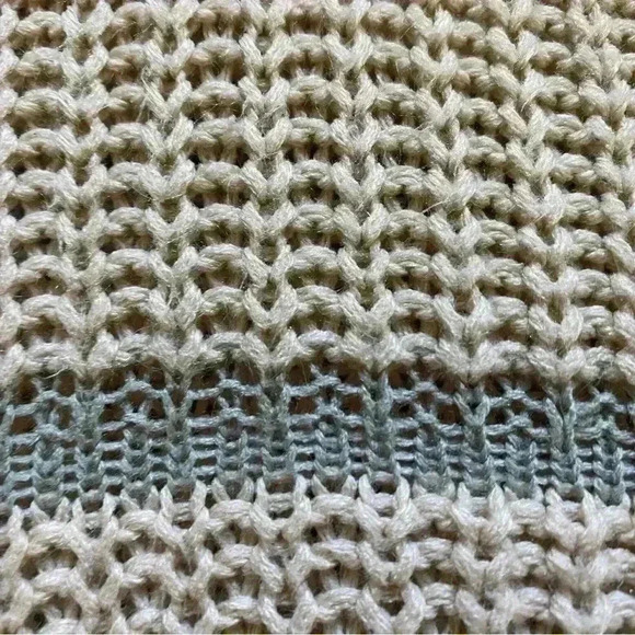 Moon & Madison tan with olive stripes, cropped, relaxed fit, comfy - Picture 2 of 5